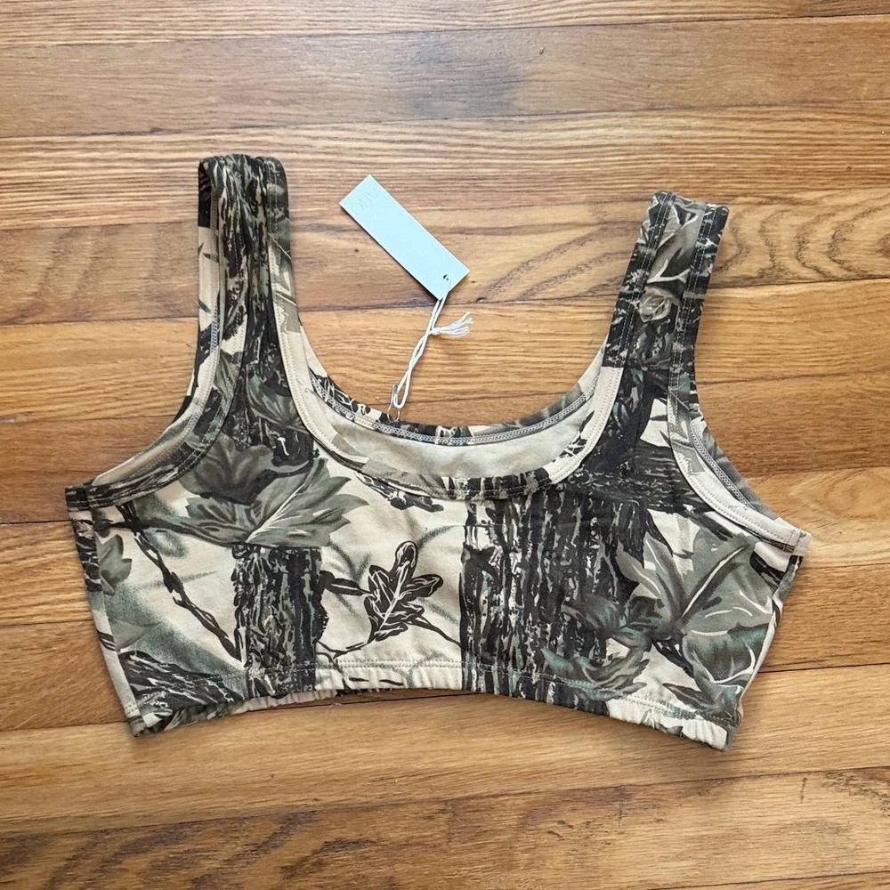 ARQ Tan and Brown Camo Sports Bra - Picture 3 of 3